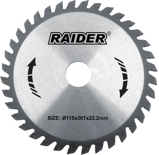 Raider 163143 Slicer/Coarse Grater Disc Wood 165mm 1pcs