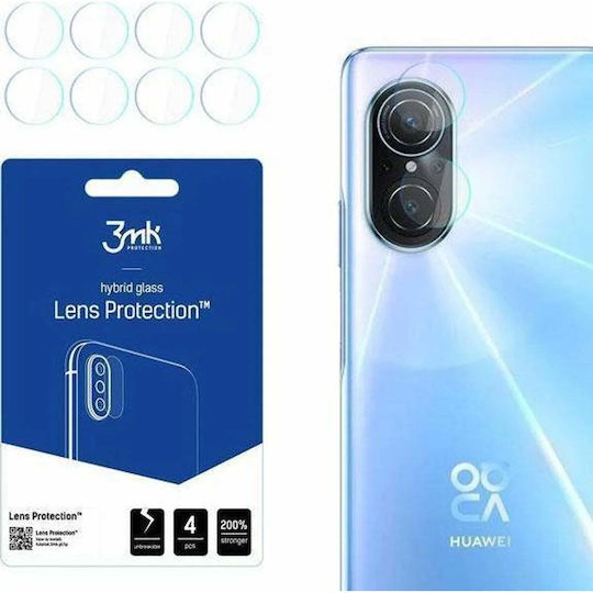 3MK Hybrid Glass Protector Προστασία Κάμερας Μεμβράνη Διάφανο για το Huawei Nova 9 SE