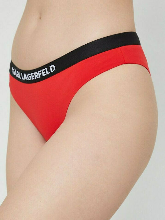 Karl Lagerfeld Bikini Brasilien Rot