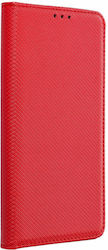 Synthetic Leather Book Red (Redmi 10C)