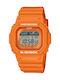 Casio G-Shock G-Lide Digital Watch Battery with Orange Rubber Strap