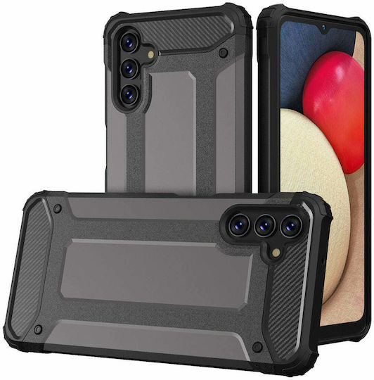 Hurtel Hybrid Armor Back Cover Πλαστικό Μαύρο (Galaxy A13 4G)