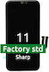 Screen Factory STD LCD with Touch Mechanism for iPhone 11 (Black)