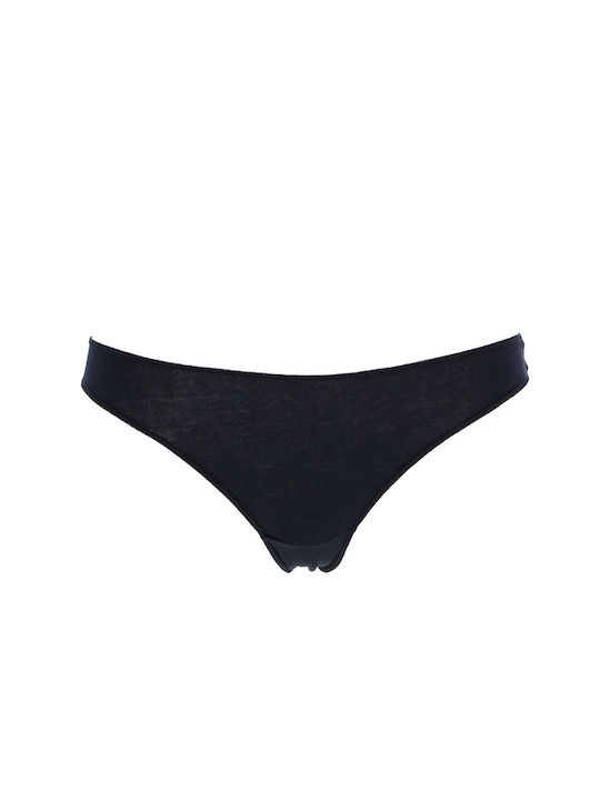 Women's panties String 3pcs Cotonella 3489 BLACK