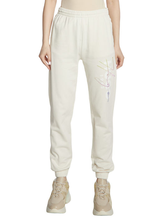 Hugo Boss Najogger 2 Women's High Waist Jogger Sweatpants White