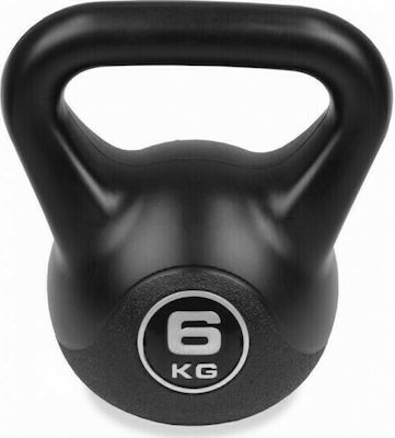 Superboost Kettlebell από PVC 6kg Negru