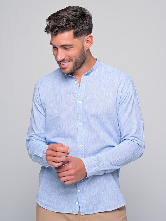 Ben Tailor Reviera Men's Shirt Long Sleeve Cotton Light Blue