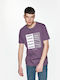 Rivals T-Shirt mit Urban Industry Aufdruck - Violett