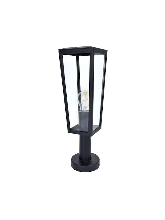 Lutec Pine Lamp Lattern Outdoor IP44 for Socket E27 Black