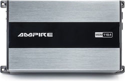Ampire MBM110.4-2G Auto-Audioverstärker 4 Kanäle (Verstärkerklasse D)