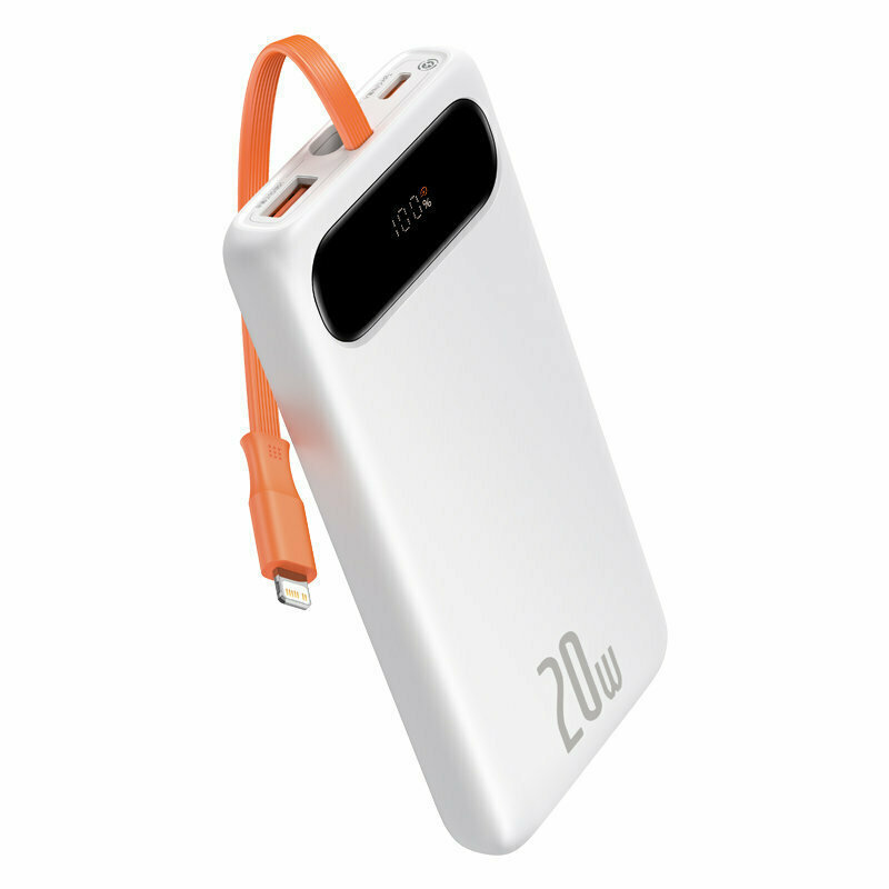 Baseus Block + Lightning Cable Power Bank 10000mAh 20W με Θύρα USBA