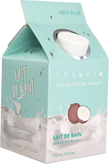 Inuwet Vegan Poetic Beauty Lapte De Cocos Spumă Relaxantă De Curățare Cu Miros De Nucă De Cocos 230ml