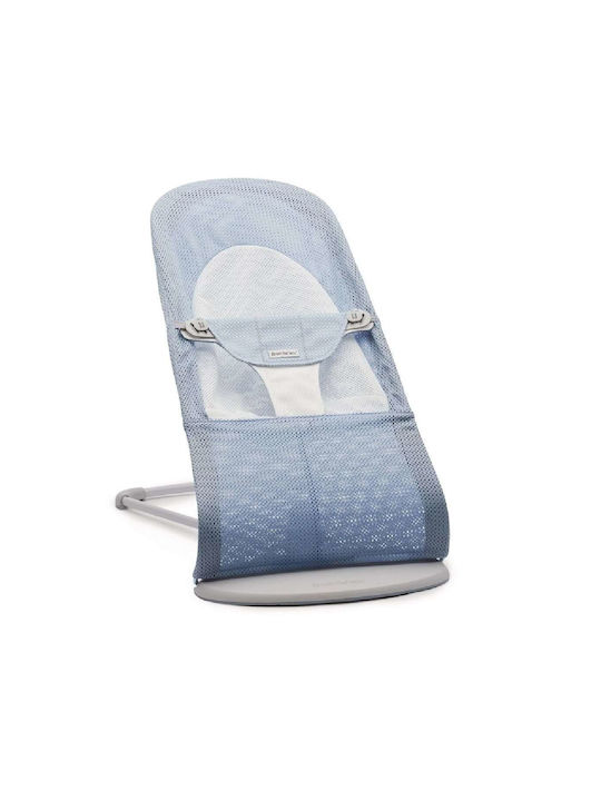 BabyBjorn Χειροκίνητο Relax Μωρού Balance Soft Sky Blue White για Παιδί έως 13kg