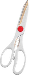 Venus Blister Stainless Steel Kitchen Scissor 21cm White