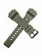 Casio Curea de cauciuc Kaki 16mm