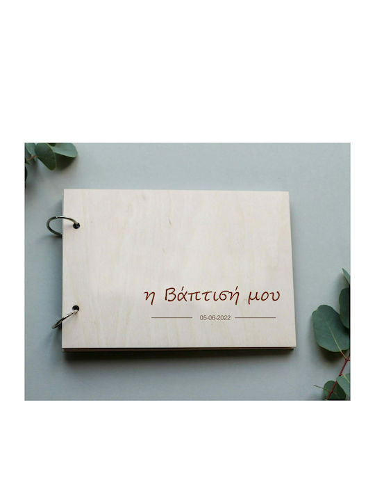 Wooden Wish Book with Engraving