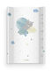 Albero Mio Weiche Wickelauflage Night Sky aus Stoff White 50x70cm