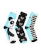 Kal-tsa Ανδρικές Κάλτσες με Σχέδια Πολύχρωμες 3Pack