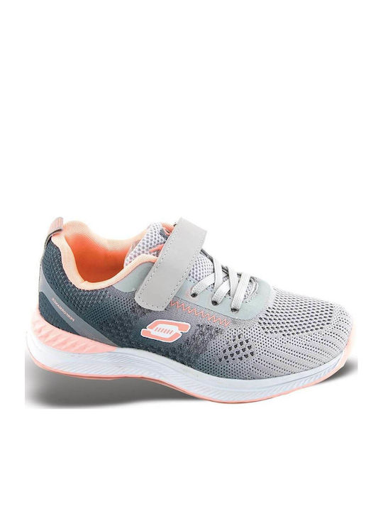 Παιδικά Sneakers με Σκρατς Γκρι