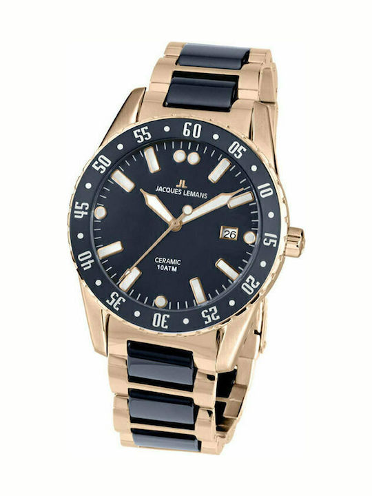 Jacques Lemans Men's Watch 42mm Battery with Ce...