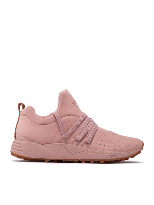 Raven Nubuck S-E15 Дамски Плоски Маратонки Розов