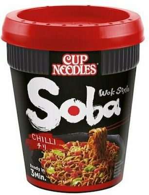 Nissin Foods Έτοιμα Γεύματα Soba Cup Noodles Τσίλι 92gr