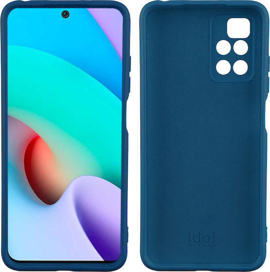 Idol 1991 Velvet Back Cover Silicone Blue (Redmi 10 / 10 2022)