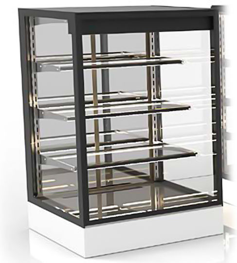 Sayl Barcelona Integra Compact Beheizte Ausstellungsvitrine Kammer 4 Ebenen B60 x T60 x H95 cm