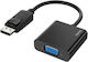 HAMA Конвертор DisplayPort Мъжки към VGA Женски 1 Брой 00200337