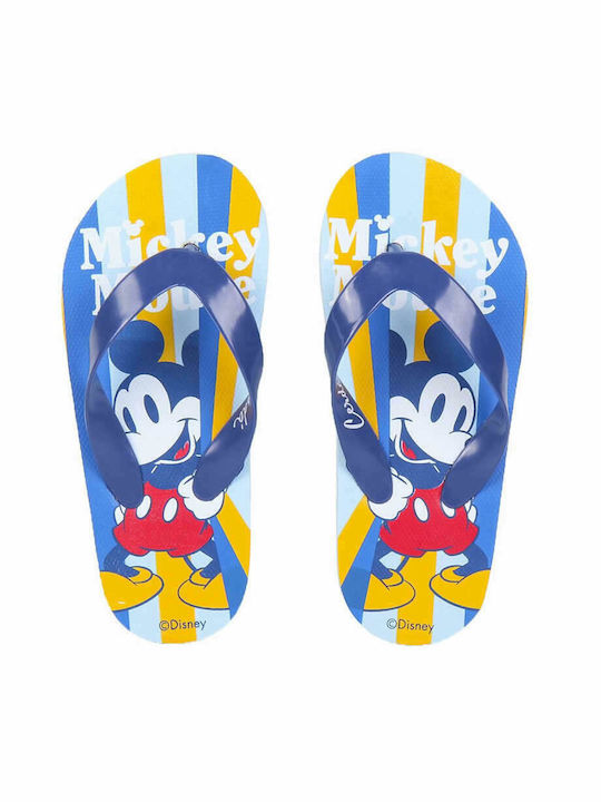 Cerda Kids' Flip Flops Mickey Blue