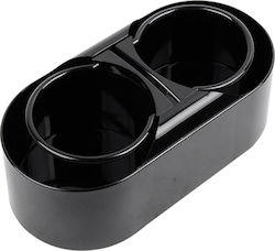 Car Cup Holder 2583 2 Positions for Console in Black Color