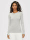 Guess Women's Long Sleeve Pullover Gray