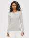 Guess Women's Long Sleeve Sweater Gray