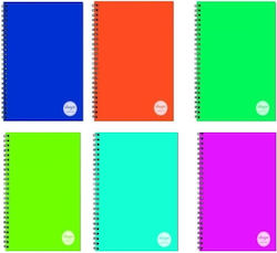 Shape Notebooks Spiral Notebook Ruled A4 30 Sheets Pan Tone Shape 1pcs (Μiscellaneous colours)