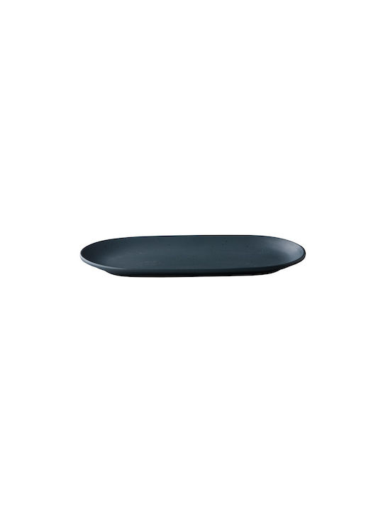 Stylepoint Tinto Teller Untiefe Oval aus Porzellan Gray 30x15cm 6Stück