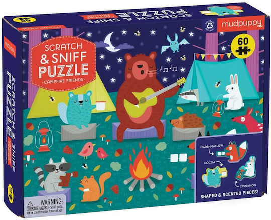 Kids Puzzle Camping for 4+ years old+ Years 60pcs Mudpuppy