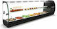 Sayl Barcelona Maintenance Showcase Tabletop with Capacity 7x1/6 GN 135x26x40cm Slim Tapas