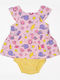 Girls Dress Short Sleeve Pink