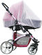 Tulle Baby for Stroller Mosquito Net with Elastic Band White