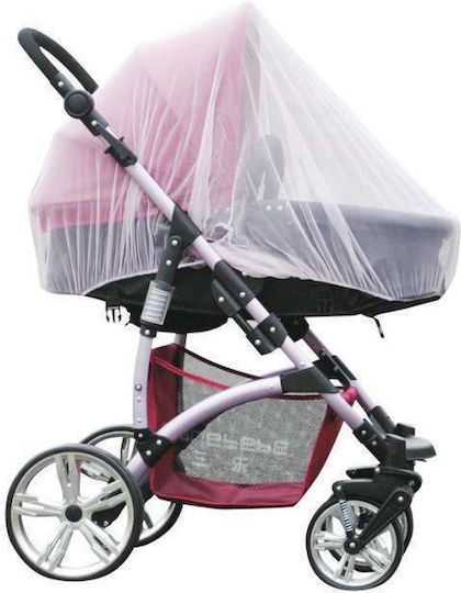 Fio Plasă Împotriva Țânțarilor Bebe Coș De Cumpărături Albă