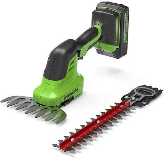 Greenworks G24SHTK2 Foarfecă de gard viu Baterie 24V cu Lungimea Lamei 20cm