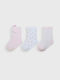 Energiers Kids' Socks Knee-High Multicolored 3 Pairs