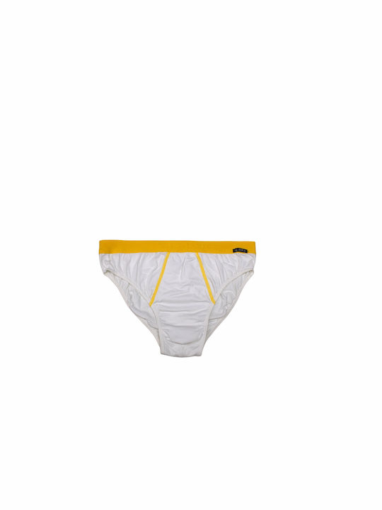 Apple Boxer Ανδρικό Σλιπ Λευκό