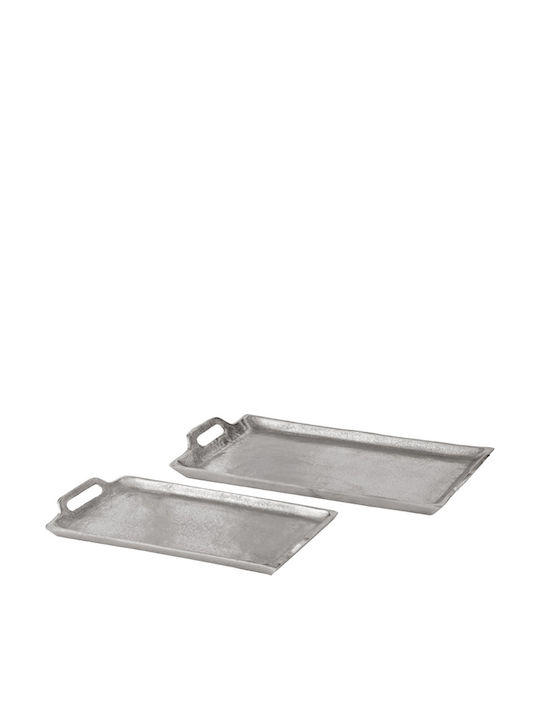 InTheBox Aluminum Rectangular Decorative Tray Minkar 2pcs