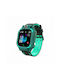 Ezra Kids Smartwatch with Rubber/Plastic Strap Green