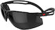 3M SecureFit 500 Arbeitsschutzbrillen mit schwa...