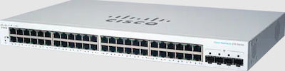 Cisco CBS220-48T-4G Gestionat L2 Switch cu 48 Porturi Ethernet și 4 Porturi SFP