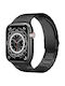 Elago Curea Oțel inoxidabil Negru (Apple Watch 38/40/41/42mm) EAW-MTBAND41-BK