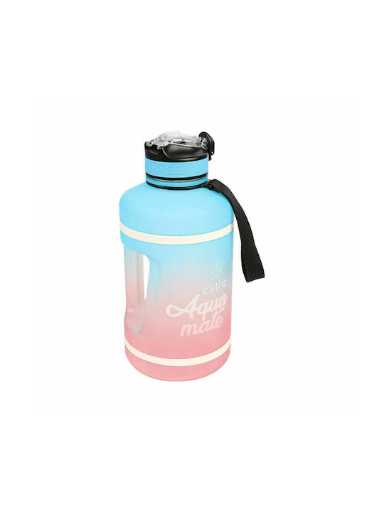 Estia XL Aqua Mate Plastic Water Bottle 2200ml Multicolour