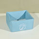 Nautica Nursery Storage Basket Turquoise 1pcs